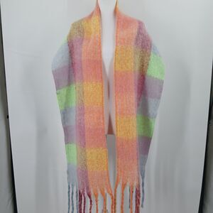 Old Navy Plaid Scarf Warm Winter Cozy Aesthetic